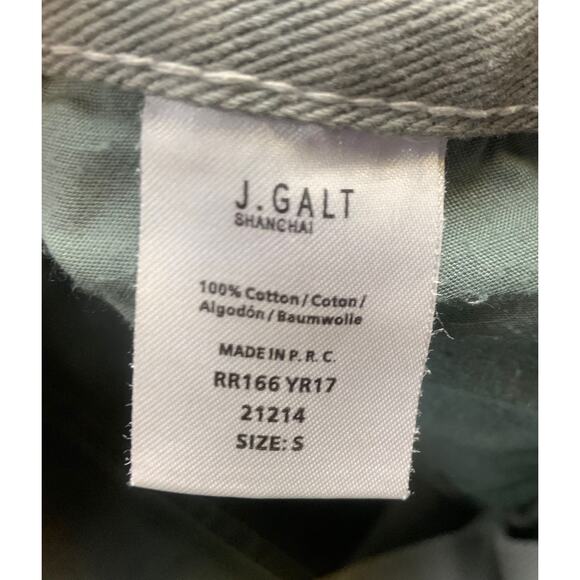 Brandy Melville J GALT Jeans Women's Size Small Gray Cotton Carpenter Wide Leg - Picture 3 of 15